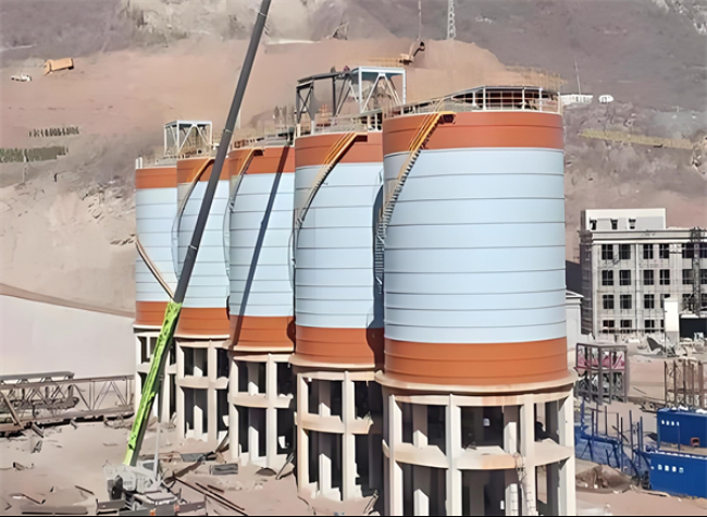 贡嘎高架钢板仓